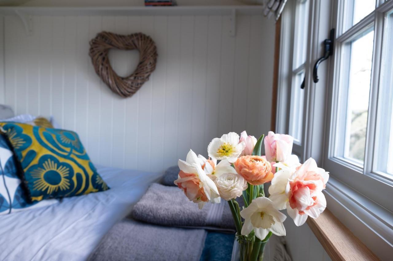 Luxury Shepherd'S Hut On Flower Farm With Outdoor Bath In Mid Cornwall ترورو المظهر الخارجي الصورة